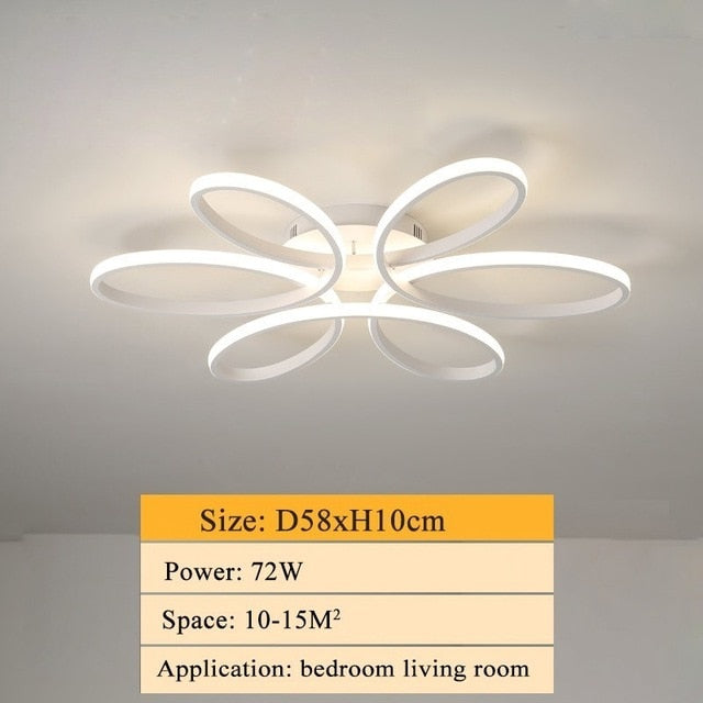 Modern led chandelier lighting for living room bedroom dining room indoor home lustre chandelier lamp AC90v-260v lampadario
