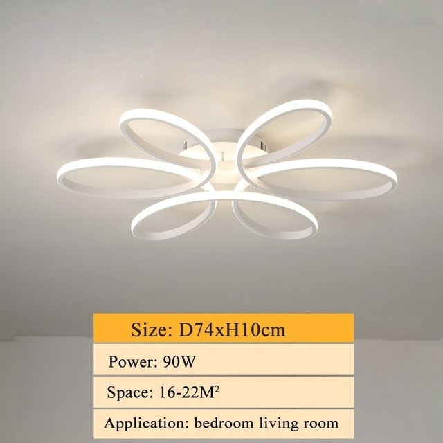 Modern led chandelier lighting for living room bedroom dining room indoor home lustre chandelier lamp AC90v-260v lampadario