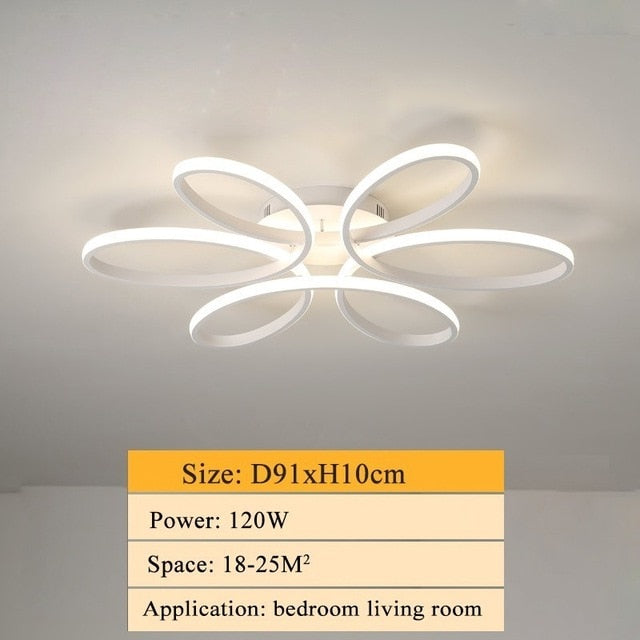 Modern led chandelier lighting for living room bedroom dining room indoor home lustre chandelier lamp AC90v-260v lampadario