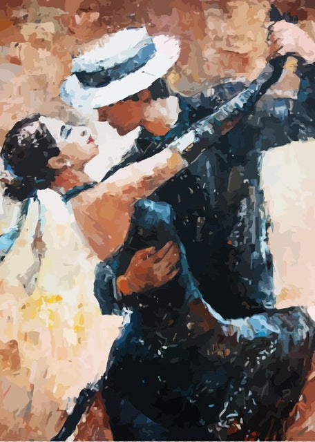 RUOPOTY Frame Lovers Figure DIY Painting By Numbers Acrylic Canvas Painting Home Decoration Unique Gift Modern Wall Art Picture