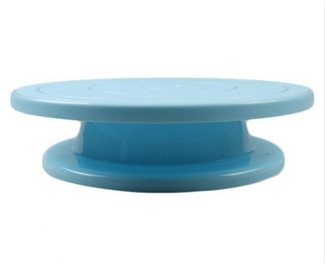 Plastic Cake Plate Turntable Rotating Anti-skid Round Cake Stand Cake Decorating Rotary Table Kitchen DIY Pan Baking Tool