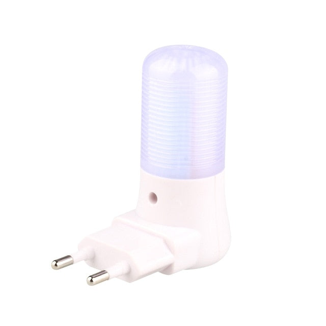 SXZM 1W Night Lamp 6 LED Night Light Bedside Lamp Wall Socket Lamp EU/US Plug AC 110-220V Home Decoration Light for baby gift