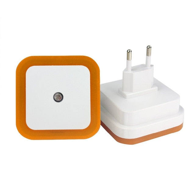 SXZM 1W Night Lamp 6 LED Night Light Bedside Lamp Wall Socket Lamp EU/US Plug AC 110-220V Home Decoration Light for baby gift