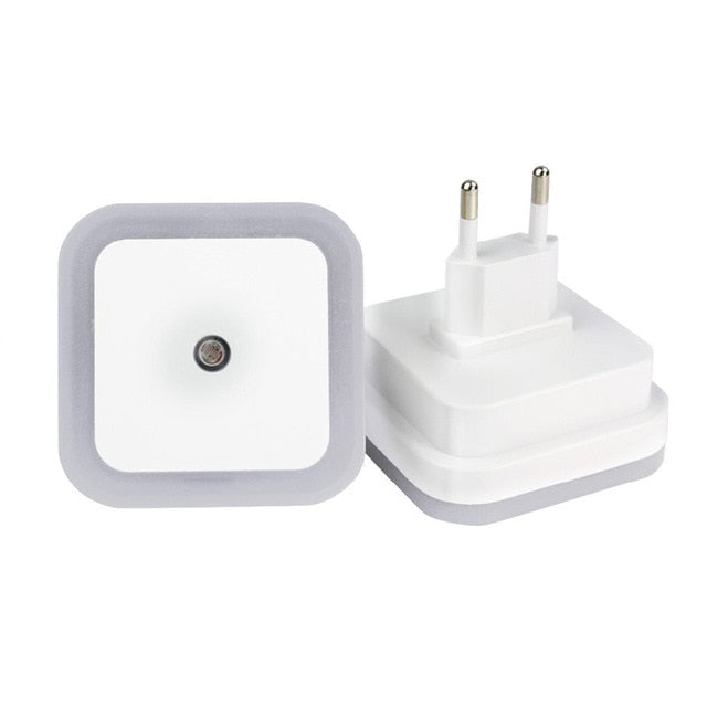 SXZM 1W Night Lamp 6 LED Night Light Bedside Lamp Wall Socket Lamp EU/US Plug AC 110-220V Home Decoration Light for baby gift