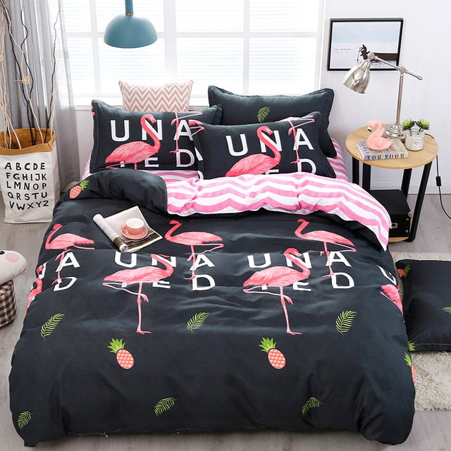 Solstice Home Textile Cartoon Polar bear Bedding Sets Children's Beddingset Bed Linen Duvet Cover Bed Sheet Pillowcase/bed Sets
