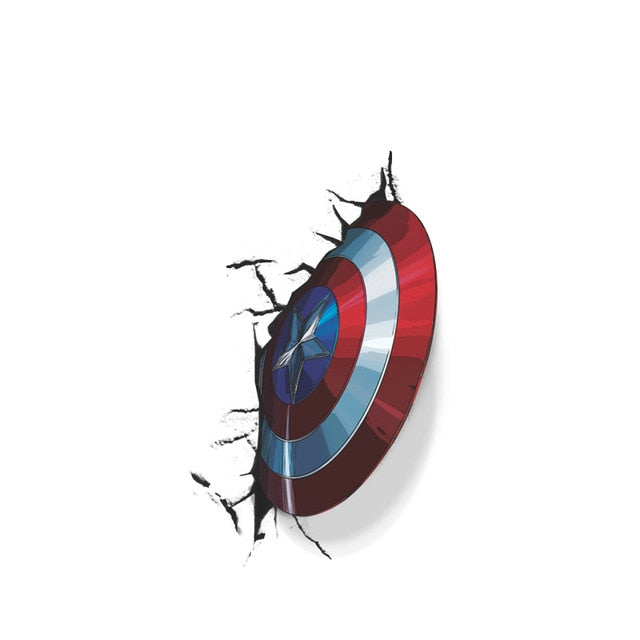 45*50cm hot 3d hole famous cartoon movie spiderman wall stickers for kids rooms boys gifts through wall decals home decor mural