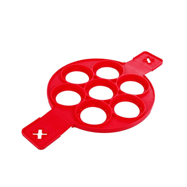 1Pcs Silicone Non Stick Fantastic Egg Pancake Maker Ring Kitchen Baking Omelet Moulds Flip cooker Egg Ring Mold