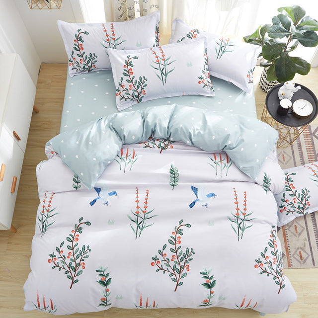 Home Textiles  Bedding Set Bedclothes include Duvet Cover Bed Sheet Pillowcase Comforter Bedding Sets Bed Linen