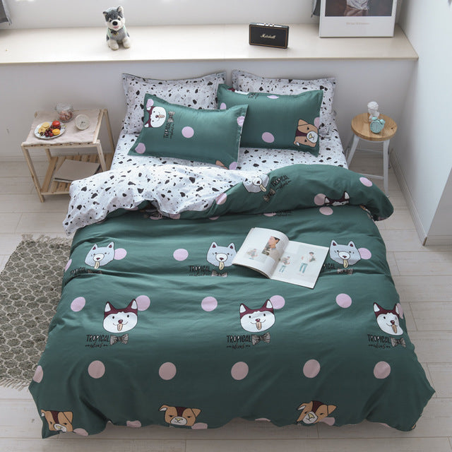 Home Textiles  Bedding Set Bedclothes include Duvet Cover Bed Sheet Pillowcase Comforter Bedding Sets Bed Linen