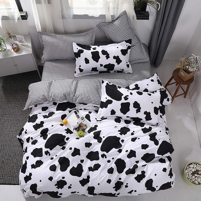 Fashion Simple Style home bedding sets bed linen duvet cover flat sheet Bedding Set Winter Full King Single Queen,bed set 2019