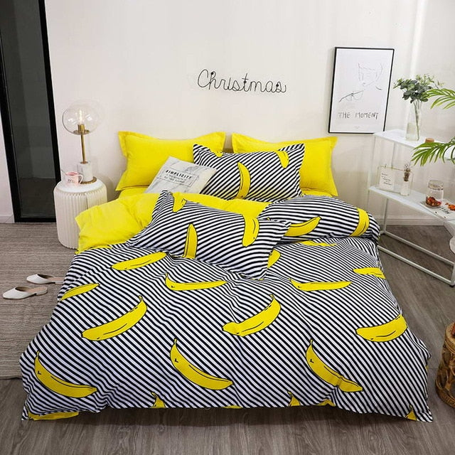 Fashion Simple Style home bedding sets bed linen duvet cover flat sheet Bedding Set Winter Full King Single Queen,bed set 2019