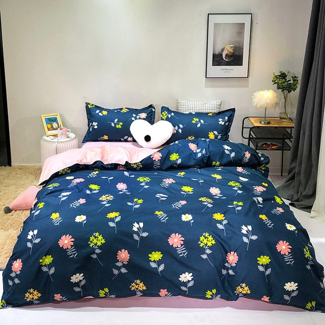 Solstice Home Textile Cartoon Polar bear Bedding Sets Children's Beddingset Bed Linen Duvet Cover Bed Sheet Pillowcase/bed Sets