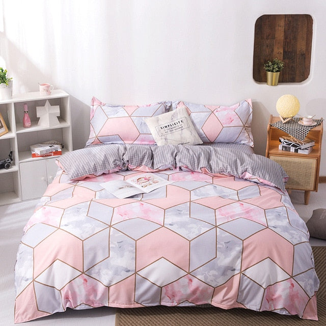 Solstice Home Textile Cartoon Polar bear Bedding Sets Children's Beddingset Bed Linen Duvet Cover Bed Sheet Pillowcase/bed Sets