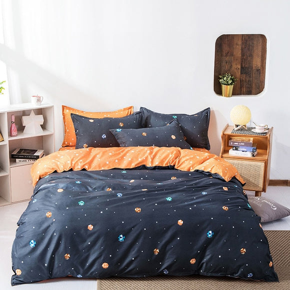 Solstice Home Textile Cartoon Polar bear Bedding Sets Children's Beddingset Bed Linen Duvet Cover Bed Sheet Pillowcase/bed Sets