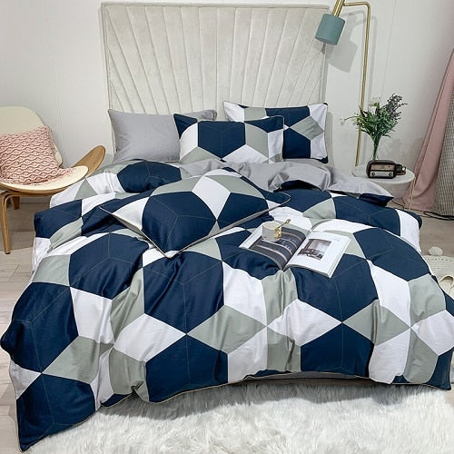 Silky Egyptian cotton Yellow Chinoiserie style Birds Flowers Duvet Cover Bed sheet Fitted sheet set King Size Queen Bedding Set