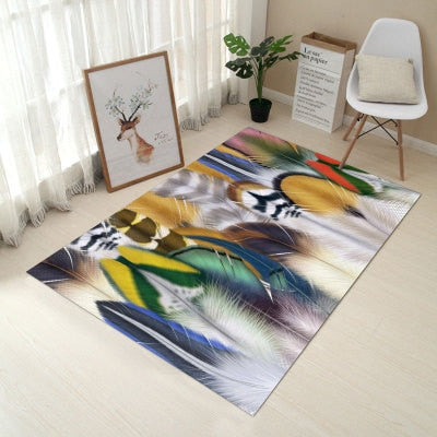 80*120cm Creative Europe Type 3D Printing Carpet  Hallway Doormat Anti - Slip Bathroom Carpet Absorb Water Kitchen Mat/Rug