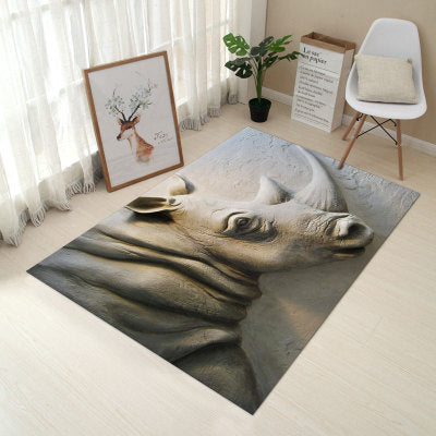 80*120cm Creative Europe Type 3D Printing Carpet  Hallway Doormat Anti - Slip Bathroom Carpet Absorb Water Kitchen Mat/Rug