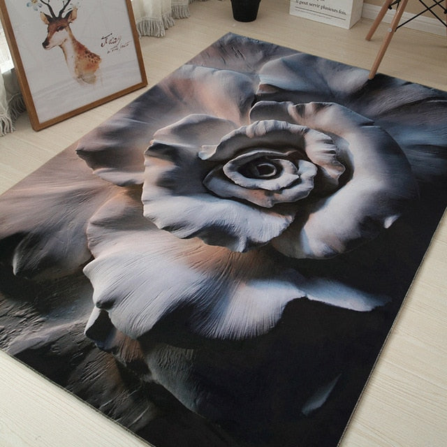 80*120cm Creative Europe Type 3D Printing Carpet  Hallway Doormat Anti - Slip Bathroom Carpet Absorb Water Kitchen Mat/Rug