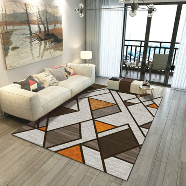 Nordic style Carpets For Living Room Bedroom Sofa coffee table Study bedside Carpet Model Showcase Rugs 3D Printed Household Rug