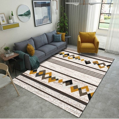 Nordic style Carpets For Living Room Bedroom Sofa coffee table Study bedside Carpet Model Showcase Rugs 3D Printed Household Rug