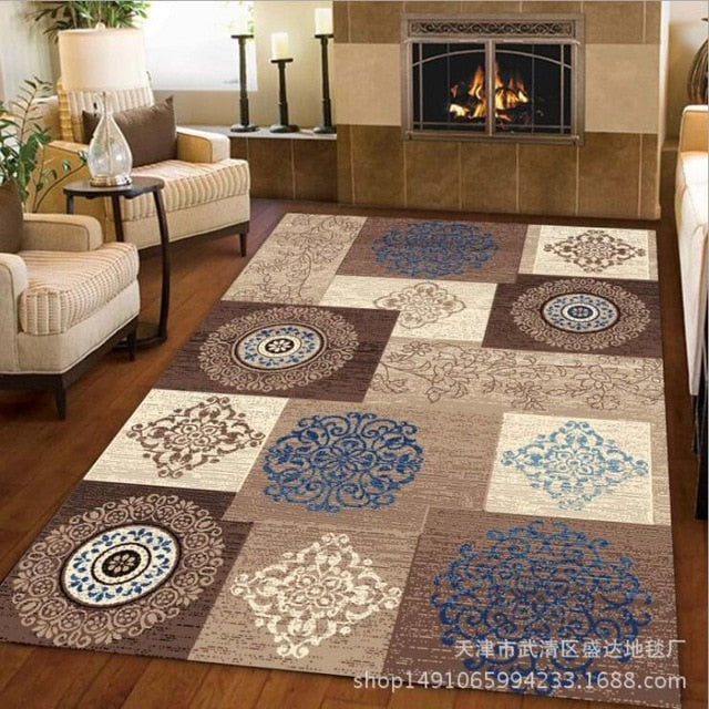 Nordic style Carpets For Living Room Bedroom Sofa coffee table Study bedside Carpet Model Showcase Rugs 3D Printed Household Rug