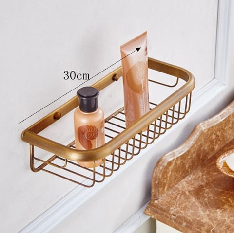 Bathroom Accessories Antique Bronze Towel Shelf Toilet Paper Holder Soap Holder Towel Rack Tumble Holder Antique Bronze ELF4001