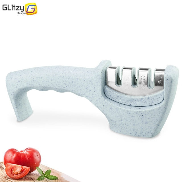 Knife Sharpener 3 Stages Professional Kitchen Sharpening Stone Grinder knives Whetstone Tungsten Diamond Ceramic Sharpener Tool