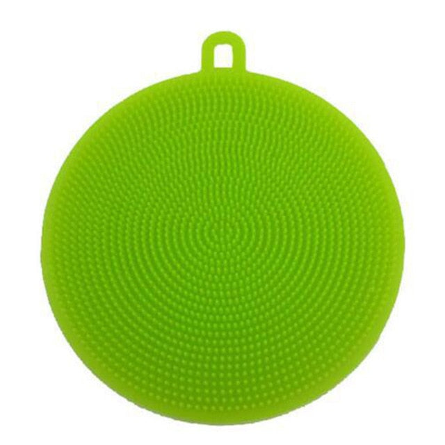 Hot Silicone Dish/Pot/Plate Washing Antibacterial Mildew-Free Brush Kitchen Household Cleaning Tools