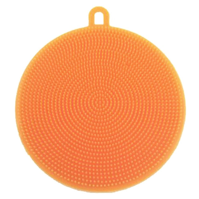 Hot Silicone Dish/Pot/Plate Washing Antibacterial Mildew-Free Brush Kitchen Household Cleaning Tools
