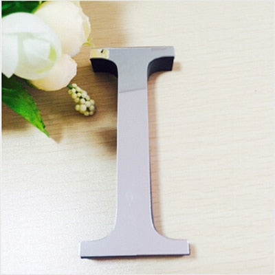 New Acrylic Mirror 3D DIY wall stickers stickers English letters home decoration  creative personality Special