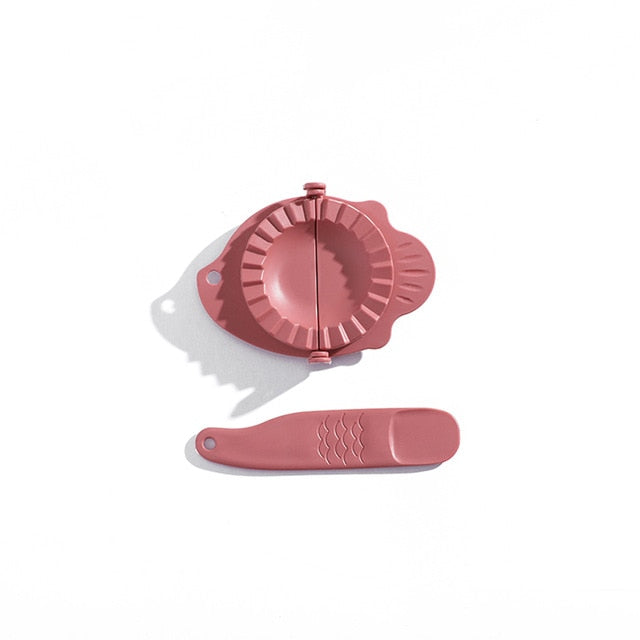 2019 New DIY Dumplings Maker Tool Wheat Straw Jiaozi Pierogi Mold Dumpling Mold Clips Baking Molds Pastry  Kitchen Accessories