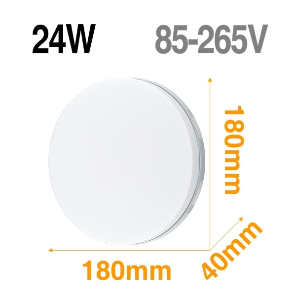 Square LED Panel Light 18W 24W 36W 48W LED Surface Ceiling Downlight AC85-265V Round Ceiling Lamp For Deroration Home Lighting