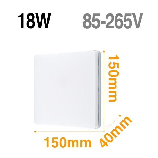 Square LED Panel Light 18W 24W 36W 48W LED Surface Ceiling Downlight AC85-265V Round Ceiling Lamp For Deroration Home Lighting