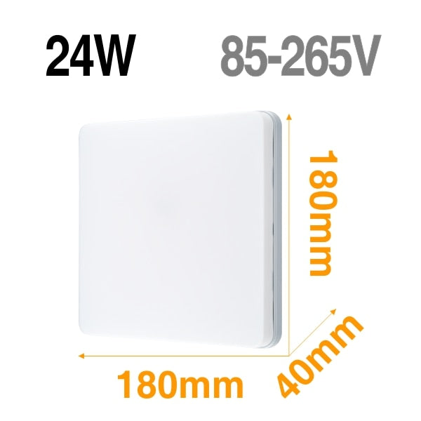 Square LED Panel Light 18W 24W 36W 48W LED Surface Ceiling Downlight AC85-265V Round Ceiling Lamp For Deroration Home Lighting